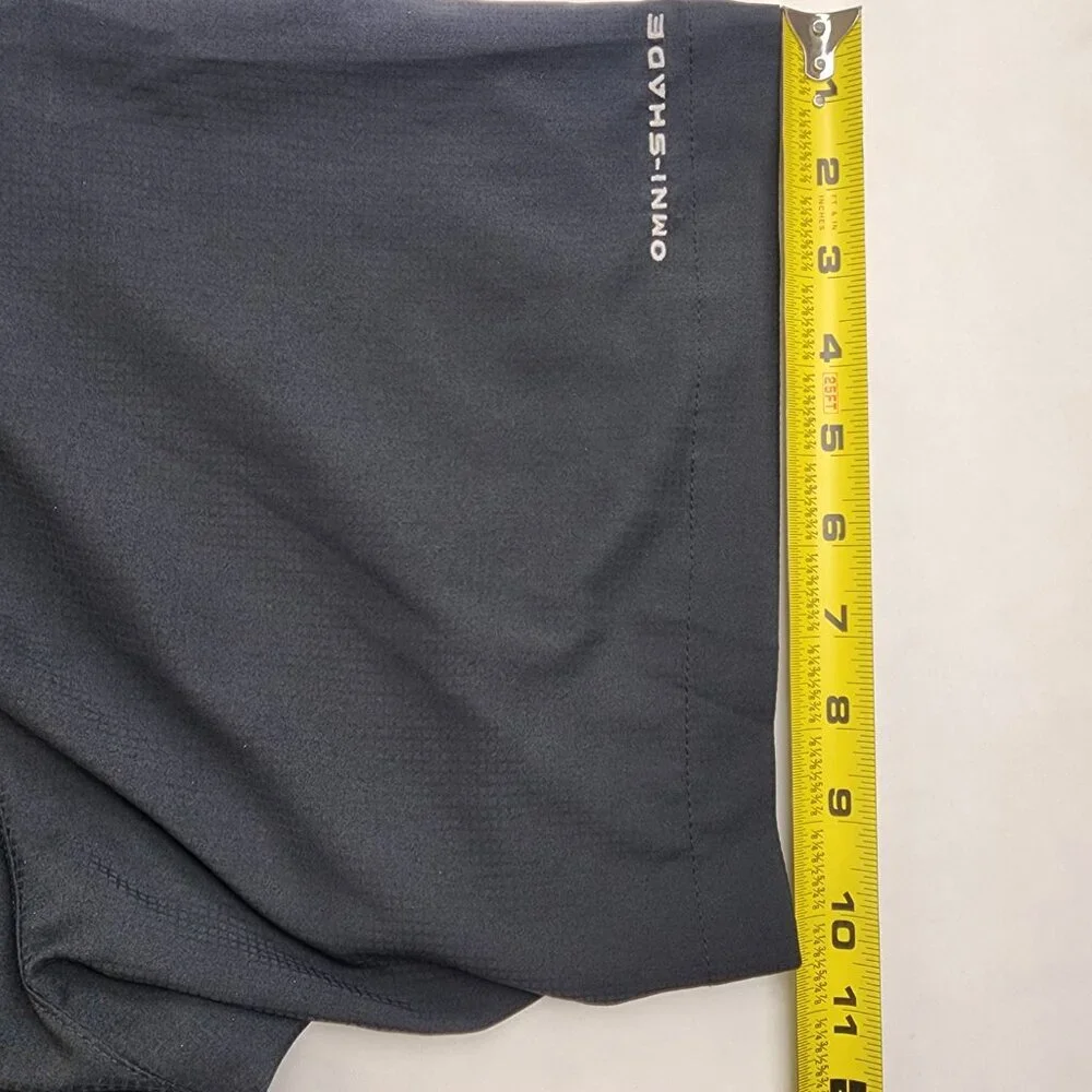 Columbia PFG Bahama Shirt Mens 5XT Tall Black Short Sleeve Vented Omni Shade - Picture 13 of 14